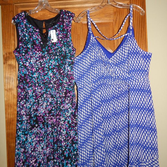 LOT 2 Women's LANE BRYANT Long Maxi Dress Floral is NWT Size 26 & 26/28 - Picture 2 of 4